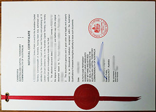 Australian Notarial Certificate