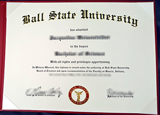 Ball State University diploma