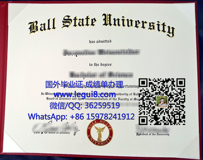 Ball State University diploma