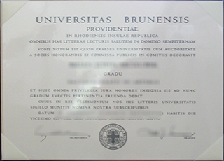 Brown University diploma