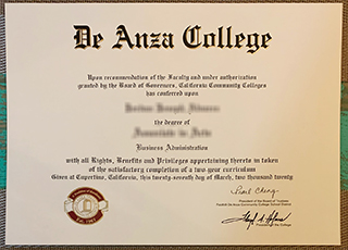 De Anza College degree