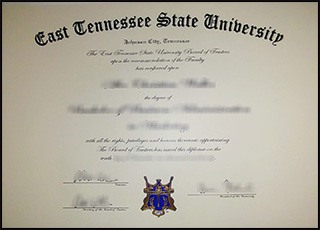 East Tennessee State University degree