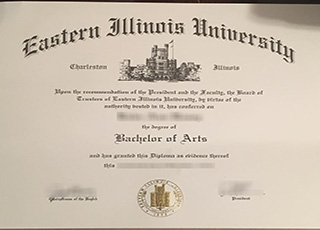 Eastern Illinois University diploma