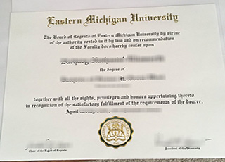 Eastern Michigan University BSc degree