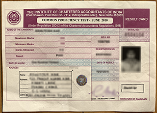 ICAI certificate