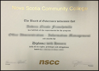 NSCC diploma