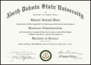 North Dakota State University diploma