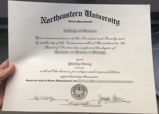 Northeastern University diploma