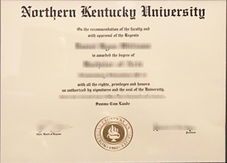 Northern Kentucky University diploma