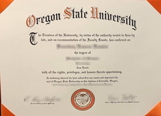 Oregon State University diploma