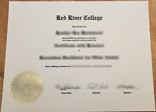 Red River College certificate