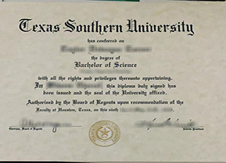 Texas Southern University degree