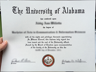 University of Alabama diploma