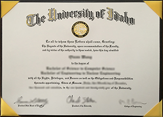 University of Idaho diploma