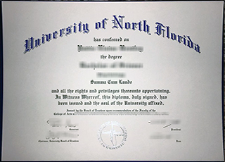 University of North Florida diploma