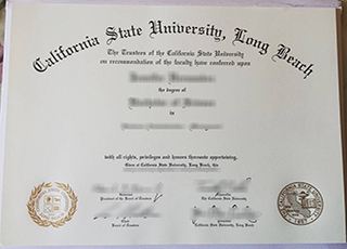 California State University Long Beach diploma