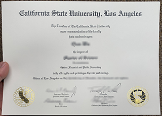 California State University, Los Angeles degree