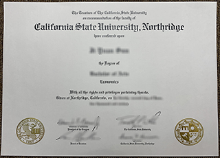 California State University Northridge diploma