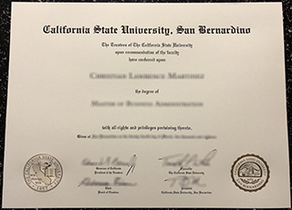 Cal State San Bernardino degree