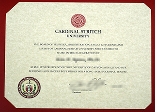 I wanna to get a realistic Cardinal Stritch University diploma