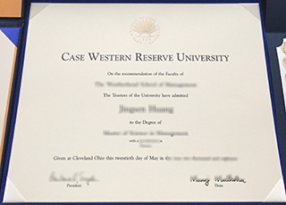 Case Western Reserve University diploma