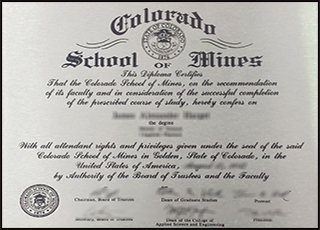 Colorado School of Mines degree