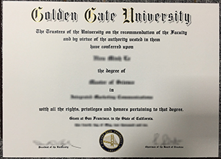 Golden Gate University degree