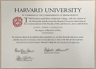 Harvard University bachelor degree