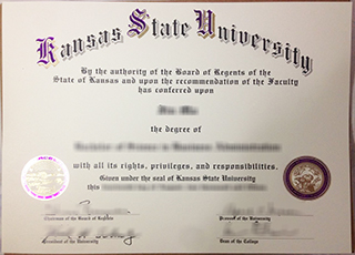 Kansas State University diploma