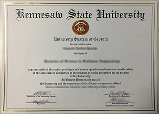 Kennesaw State University diploma