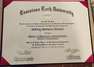 Louisiana Tech University diploma