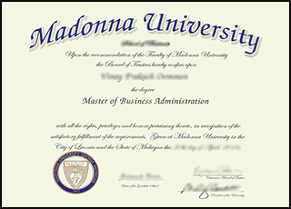 Madonna University degree