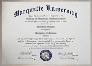 Marquette University diploma