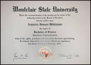 Montclair State University degree