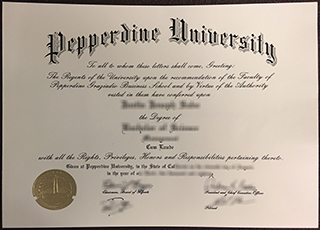 Pepperdine University degree