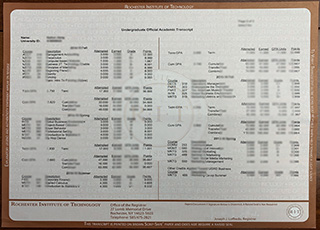 Rochester Institute of Technology transcript