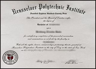 Rensselaer Polytechnic Institute diploma