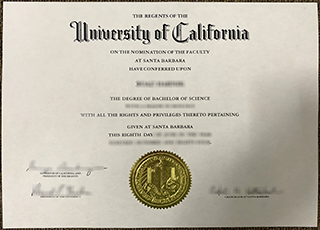 UC Santa Barbara diploma