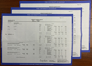 University of Kansas transcript