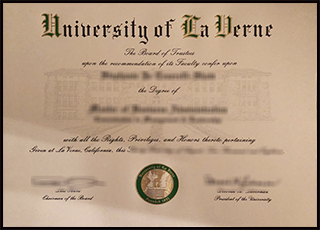 University of La Verne degree