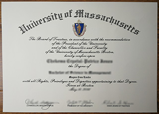 University of Massachusetts diploma