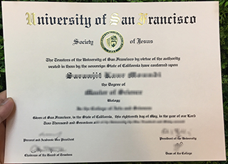 University of San Francisco diploma