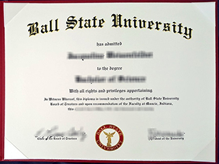 Ball State University diploma