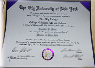 City University of New York diploma