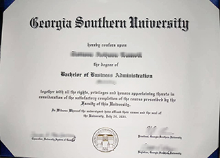 Georgia Southern University diploma