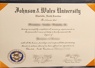 Johnson & Wales University diploma