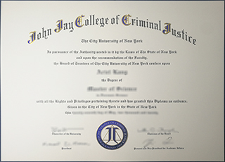 John Jay College of Criminal Justice degree