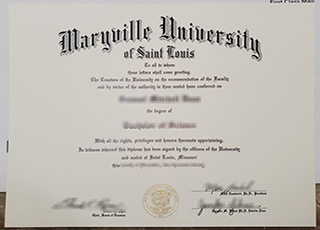 Maryville University diploma