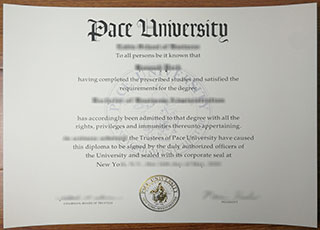 Pace University diploma