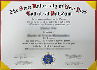 SUNY Potsdam diploma